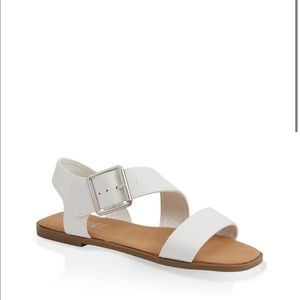 Cute white sandals